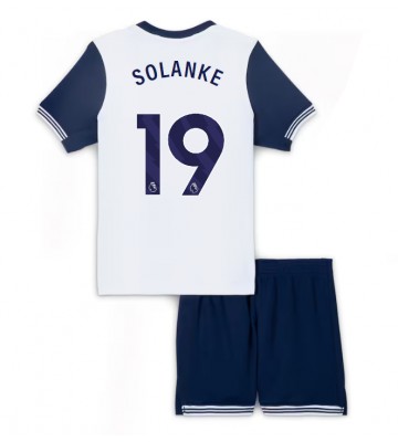 Tottenham Hotspur Dominic Solanke #19 Hemmakläder Barn 2024-25 Kortärmad (+ Korta byxor)